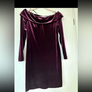 Calvin Klein Velvet Cocktail Dress